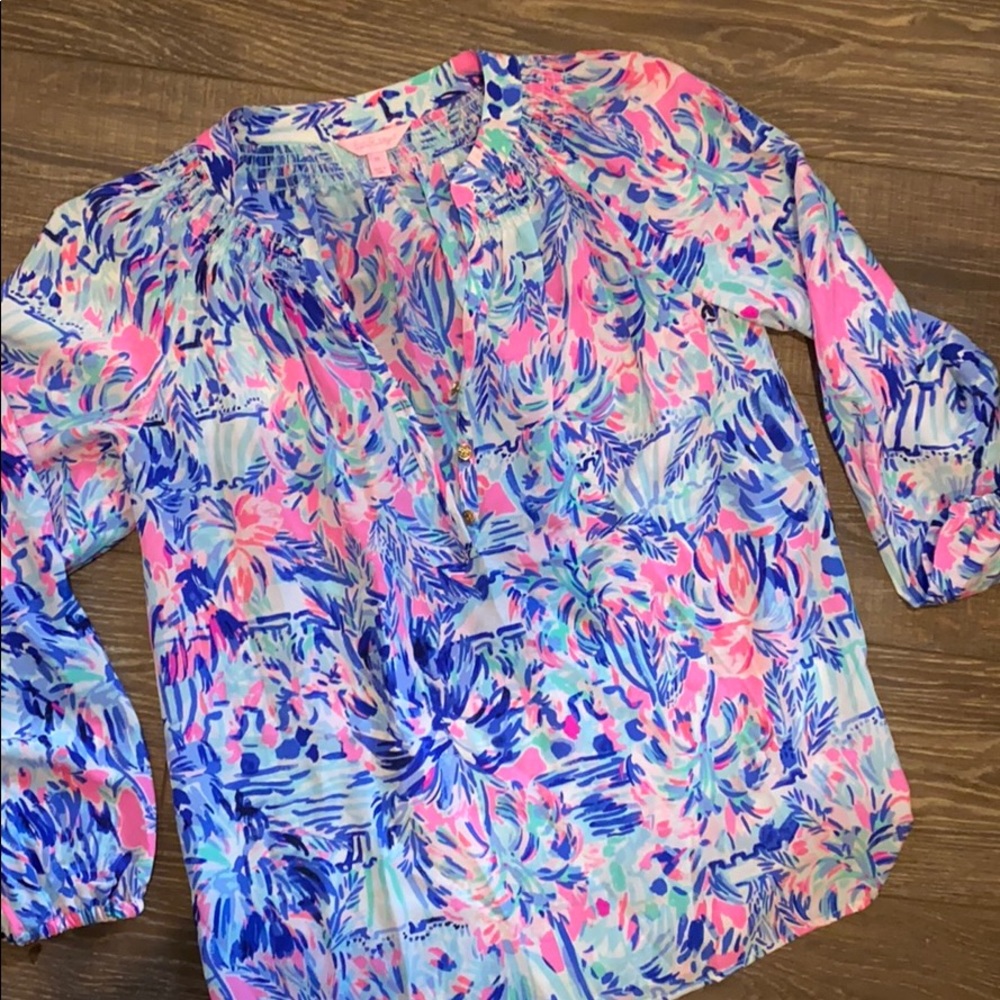 Lilly Pulitzer Elsa top size M
